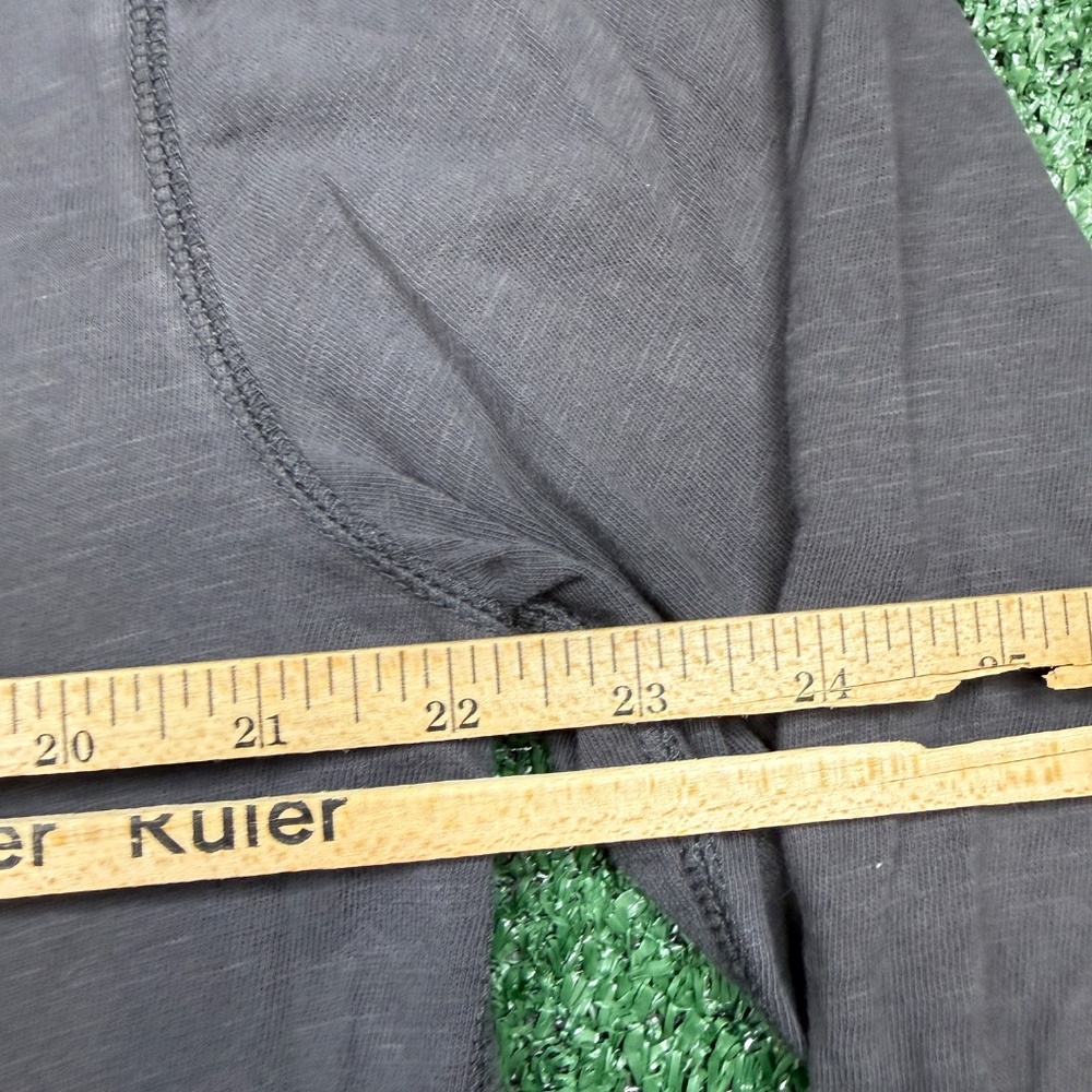 J Crew T Shirt Hoodie Men's Size L Gray Pullover Long Sleeve Knit Goods Casual - Picture 7 of 7